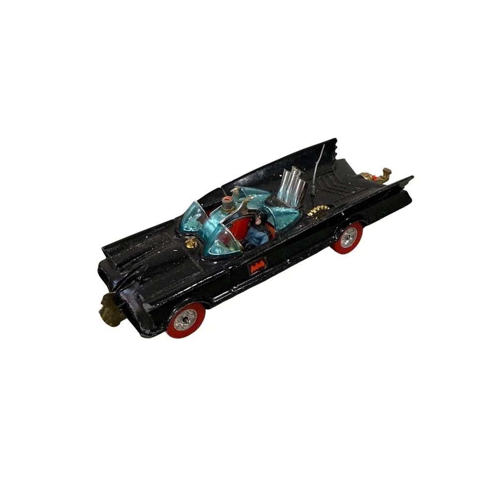 VTG Corgi Toys Batmobile and Batboat Glastron Diecast Car Set‎ Made in Britain